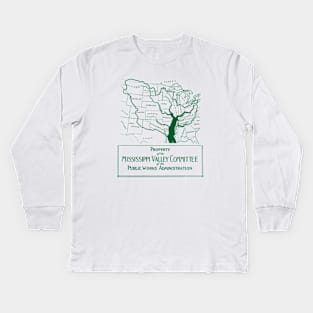 1933 Mississippi Valley Committee Kids Long Sleeve T-Shirt